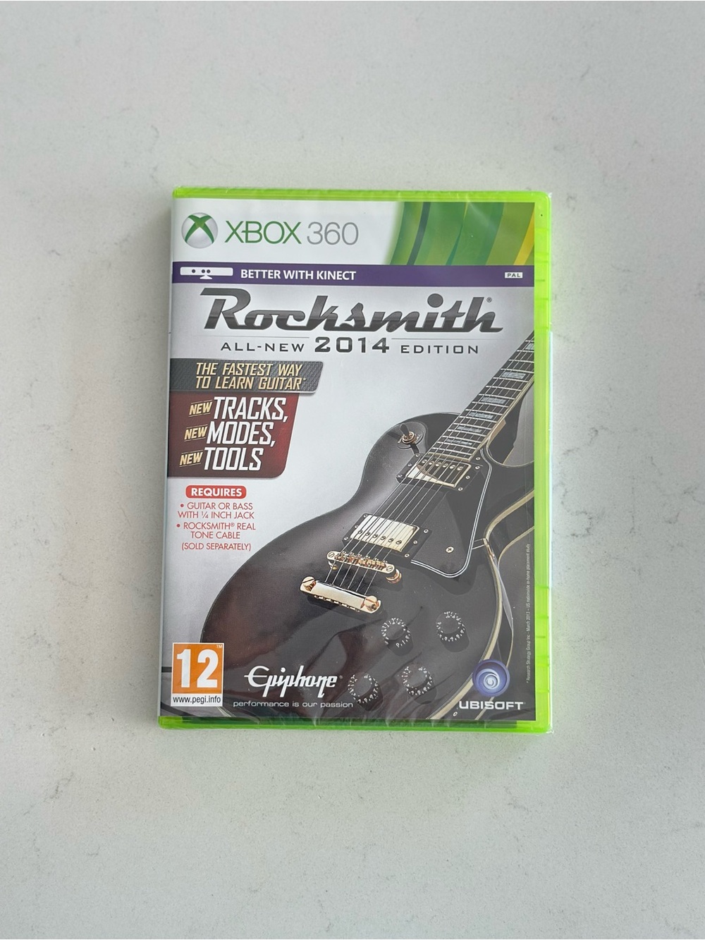 Rocksmith 2014 Edition Xbox 360 New Sealed PAL Version Ubisoft Guitar Game